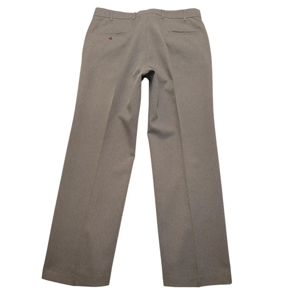 Vintage Levis Action Slacks Mens 36x32 Taupe Sta-Prest Straight Leg Trousers
